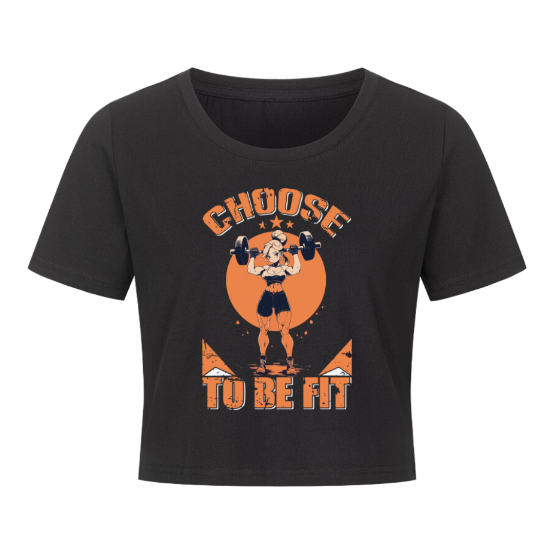 Choose - Ladies Cropped Tee