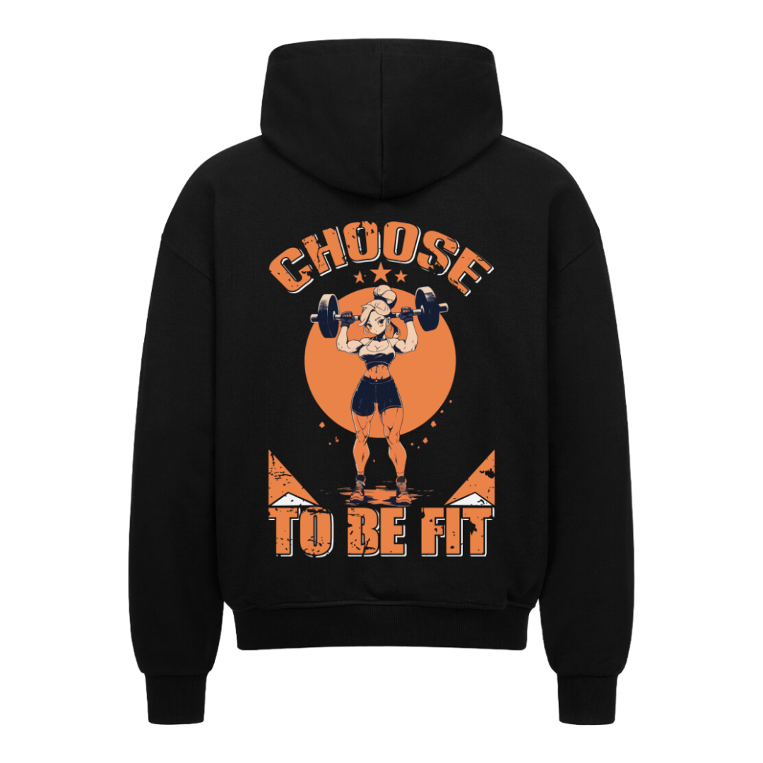 Choose - Oversized Zipper Hoodie