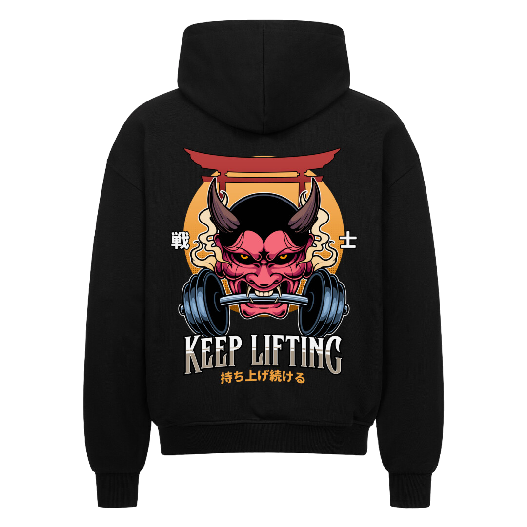 Keep Lifting - Oversized Zipper Hoodie