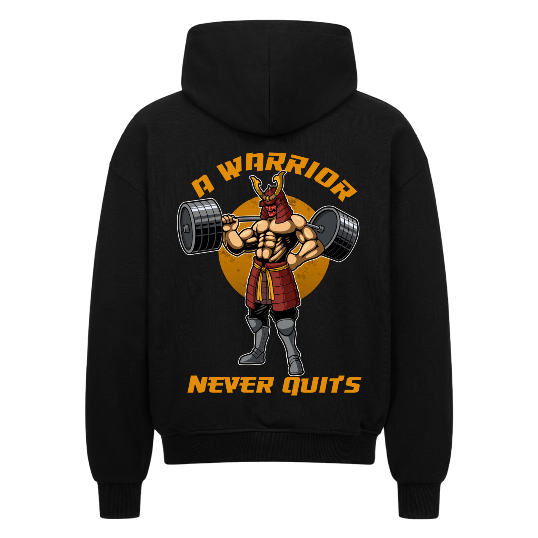 Never Quit - Oversized Zipper Hoodie