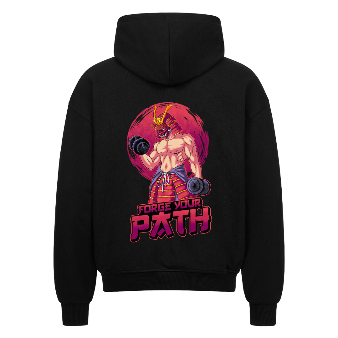 Forge Your Path - Oversized Zipper Hoodie