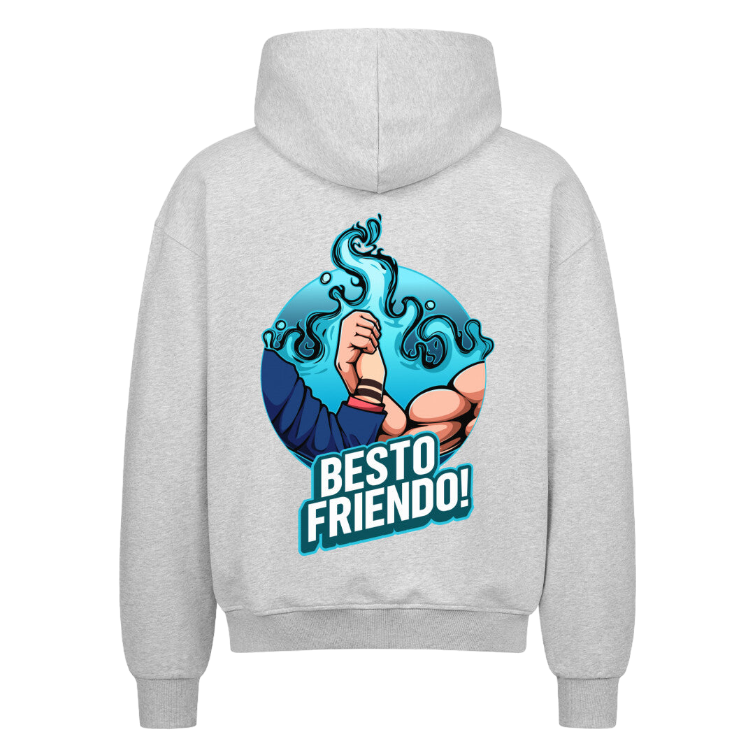 Besto Friendo - Oversized Zipper Hoodie