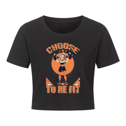 Choose - Ladies Cropped Tee