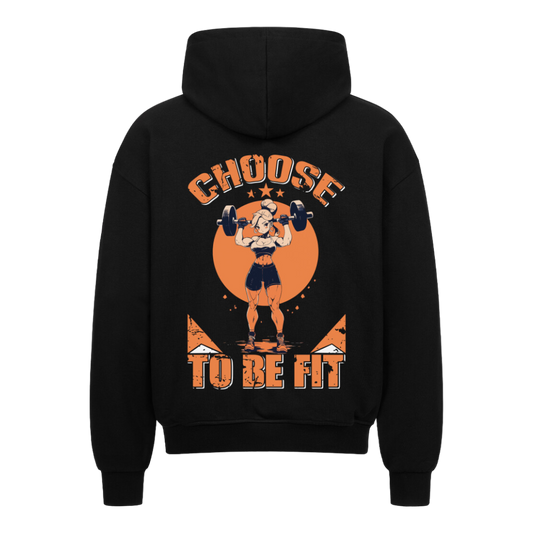 Choose - Oversized Zipper Hoodie