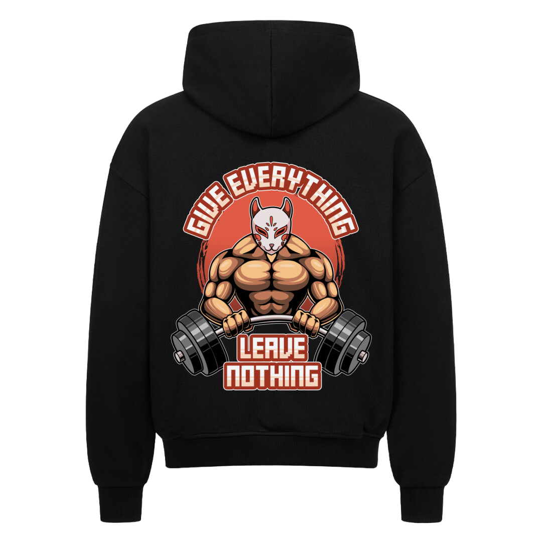 Give Everything - Oversized Zipper Hoodie