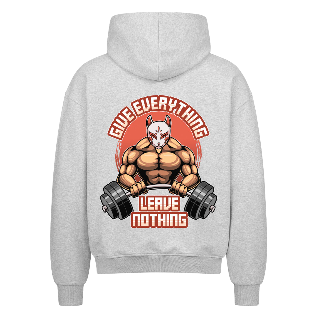 Give Everything - Oversized Zipper Hoodie