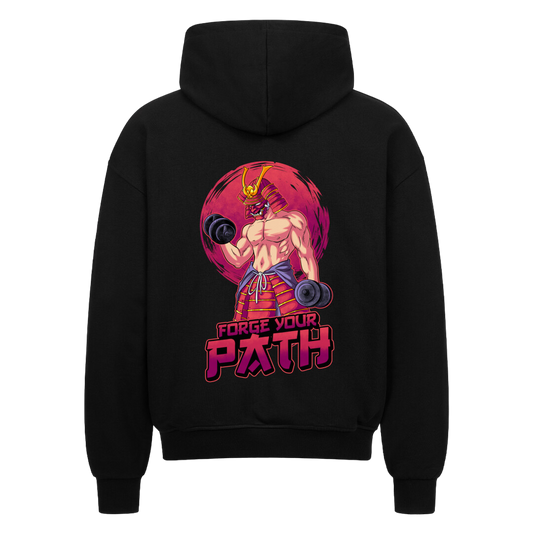 Forge Your Path - Oversized Zipper Hoodie
