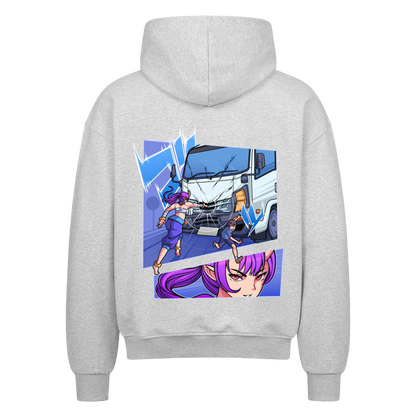 Oni vs. Truck - Oversized Zipper Hoodie