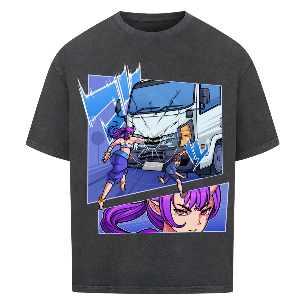 Oni vs. Truck - Oversized Shirt